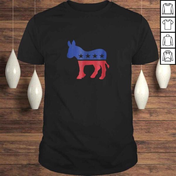 Democrat Donkey Shirt Vintage Look Democratic SupporTShirt