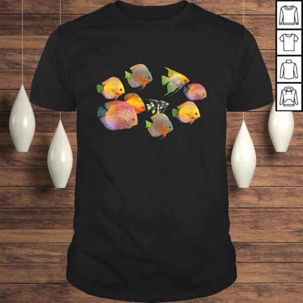 Discus Fish Underwater Sea Funny Ocean Fishes Shirt