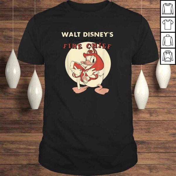 Disney Donald Duck Fire Chief Tee T-Shirt