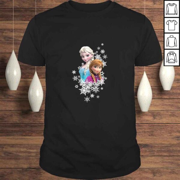 Disney Frozen Anna and Elsa Snowflakes Shirt