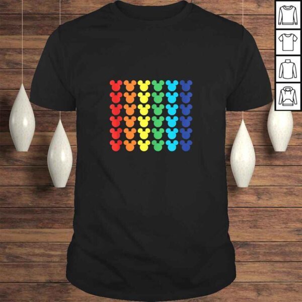 Disney Mickey Mouse Rainbow Icons Shirt