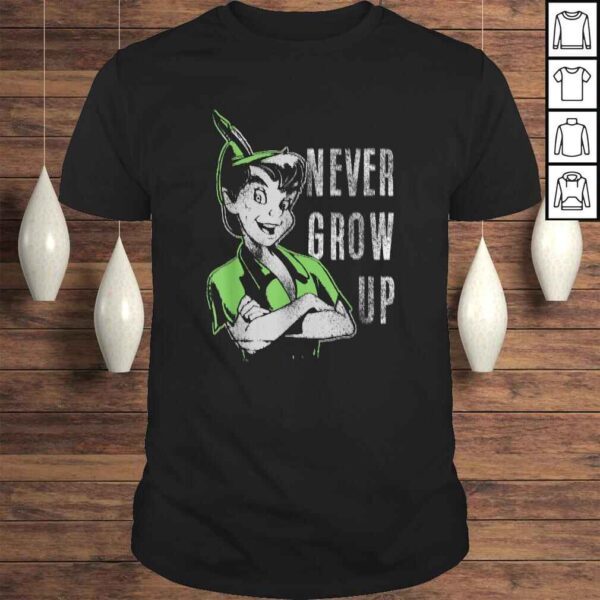 Disney Peter Pan Never Grow Up Vintage PortraiShirt