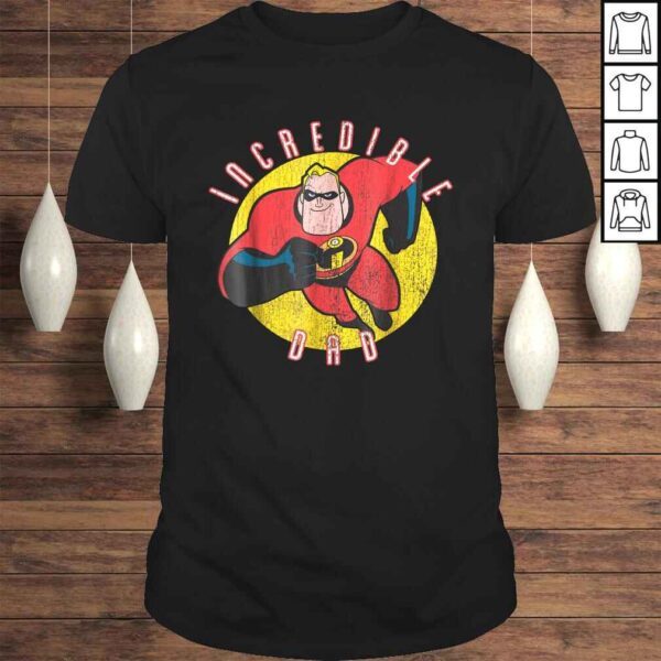 Disney Pixar Incredibles Mr. Incredible Dad Graphic TShirt Gift