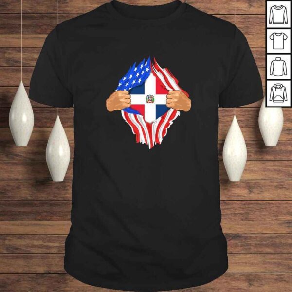 Dominican Blood Inside Me Shirt Dominican Republic Flag Gift