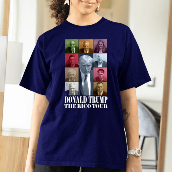 Donald Trump Mugshot Rico Tour T-Shirts