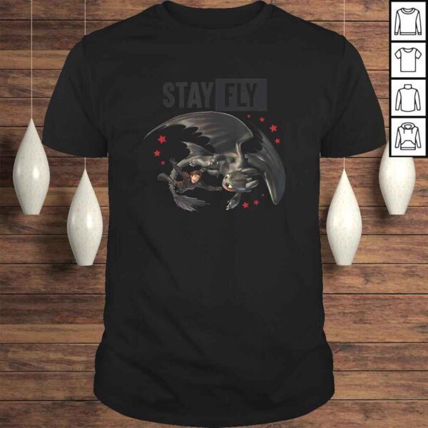 DreamWorks How To Train Your Dragon 3 Stay Fly Toothless TShirt