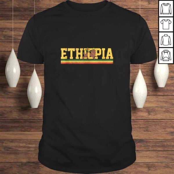 Ethiopia - Lion Of Judah Flag Rastafari African Rasta Gift Shirt