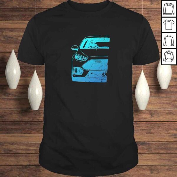 Focus RS Car Used Style Fan ArShirt Cyan