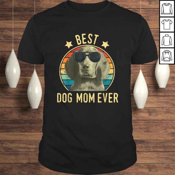 Funny Best Dog Mom Ever Redbone Coonhound Mother's Day Tee T-Shirt