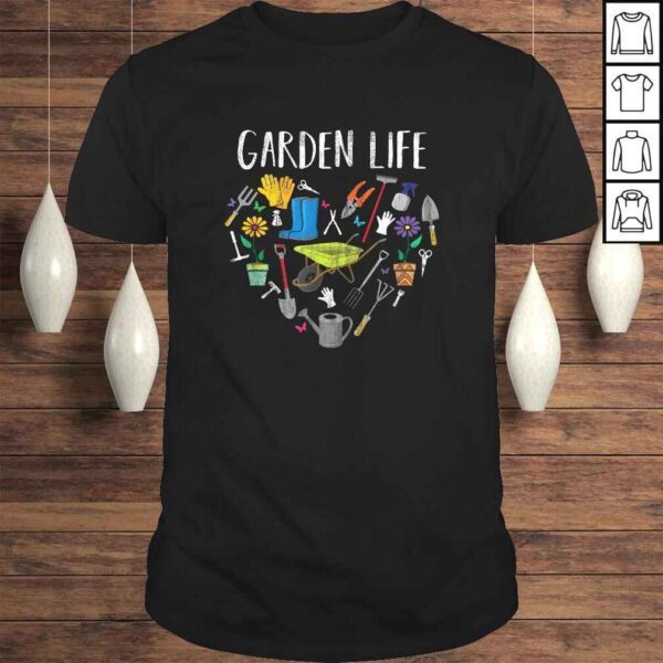 Funny Distressed Garden Life Gardening Shirt Gift Ideas