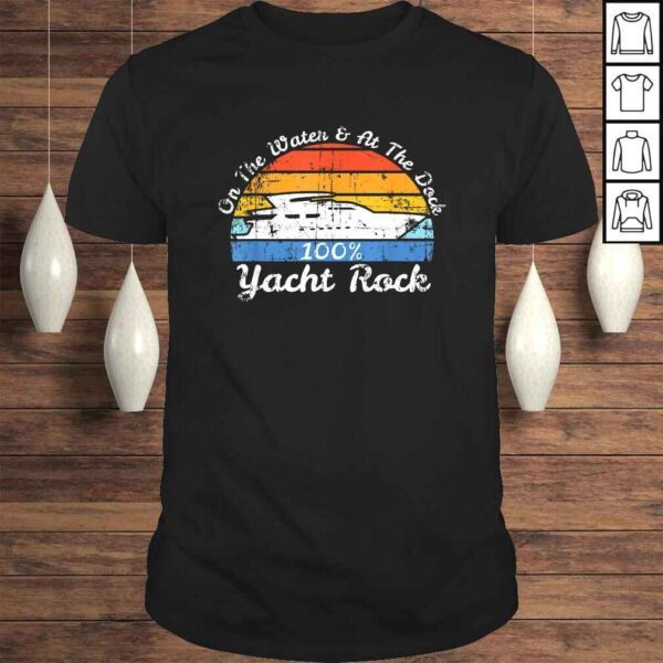 Funny Distressed Retro Yacht Rock TShirt