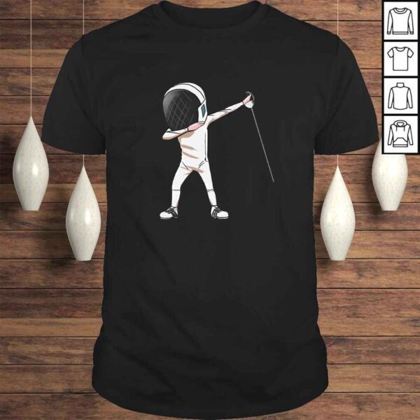 Funny Fencing Dabbing Boy Girl Funny Dab Dance Sports Shirt