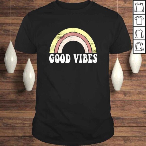 Funny Good Vibes Shirt Women Teen Girls Cute Shirt Top Shirt