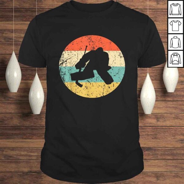 Funny Hockey Shirt - Vintage Retro Hockey Goalie TShirt