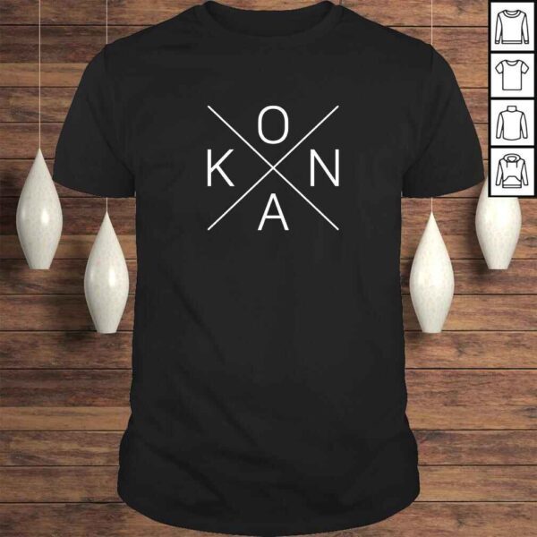 Funny Kona Hawaii Cross Design - Hawaiian TShirt