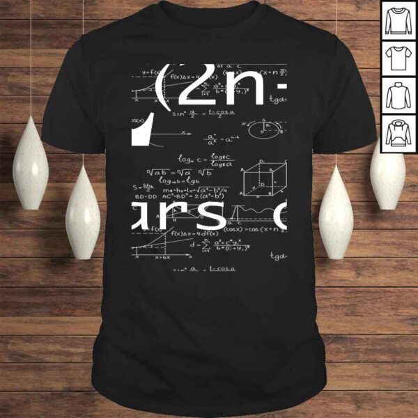 Funny Math Geek 18th Birthday, 18 Years Old Shirt Boy, Girl