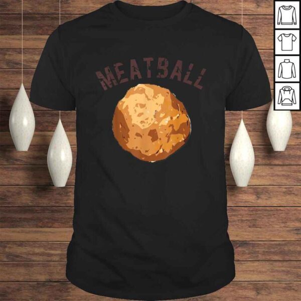 Funny Meatball Graphic