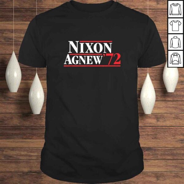 Funny Richard Nixon 72 Retro Presidential Campaign TShirt