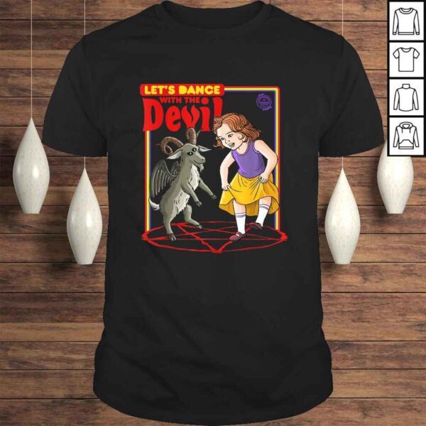 Funny Witchcraft Let's Dance with the Devil Satanic Baphomet game T-shirt