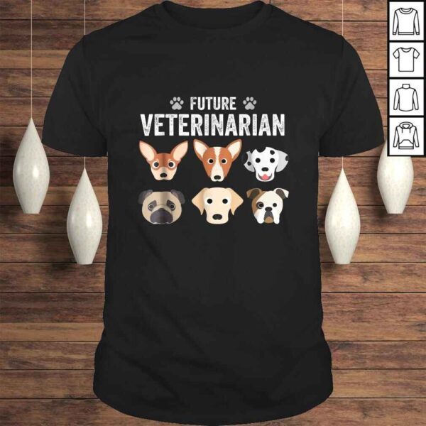 Future Veterinarian Shirt Kids Vet Dog CaShirt Youth