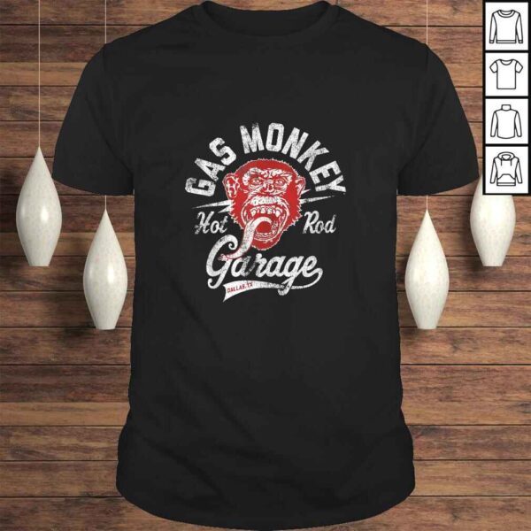 Gas Monkey Hot Rod Garage Red Poster Shirt