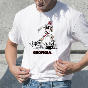 Georgia Bulldogs with this stylish Ladd McConkey Superstar Pose T-Shirt