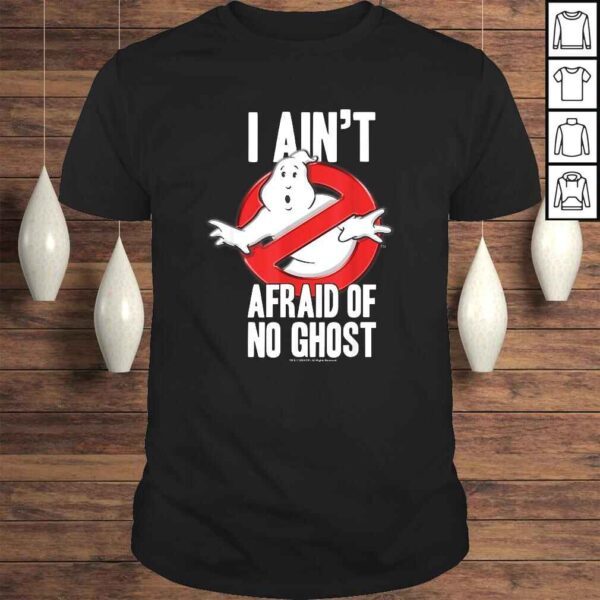 Ghostbusters I Ain't Afraid Of No Ghost Bold TexT-shirt