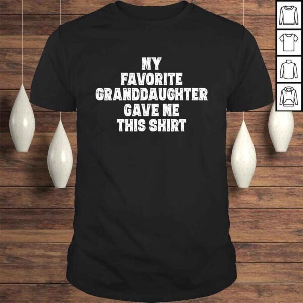 Grandpa and Grandma Funny Shirt from Granddaughter