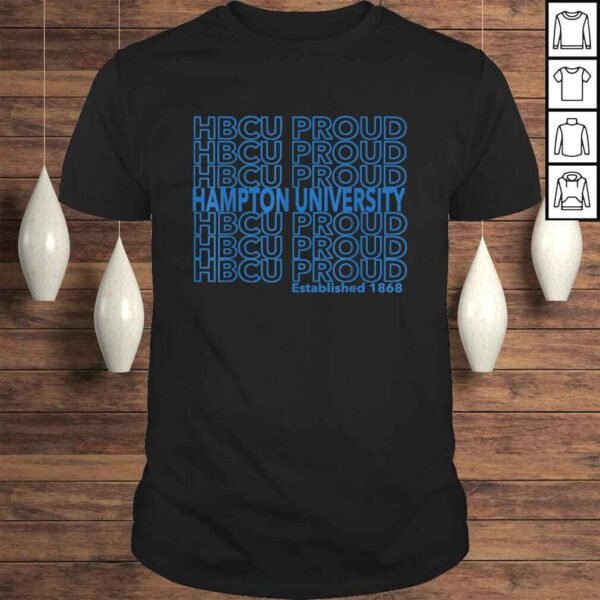 HBCU Proud Hampton Thank You Pattern Shirt