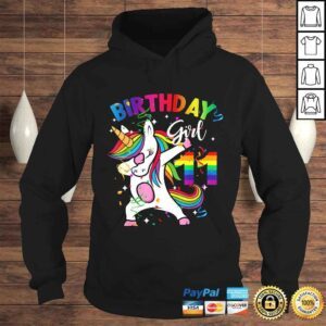 Hoodie 11 Year Old Kid 11th Birthday Gift Dabbing Unicorn Tshirt 1