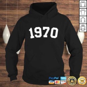 Hoodie 1970 Vintage Retro 49th Birthday PresenGift TShirt