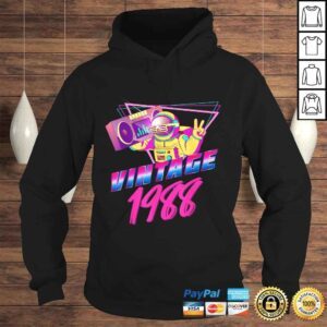 Hoodie 32nd Birthday Gifts Vintage 1988 Tshirt