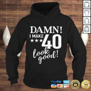 Hoodie 40th birthday gift design 40th BDay Shirt