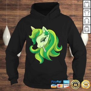 Hoodie 420 Unicorn Girl Shirt Weed Pot Leaf Marijuana Smoke