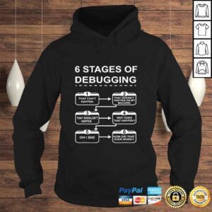 Hoodie 6 Stages of Debugging design Programming Computer Science Shirt