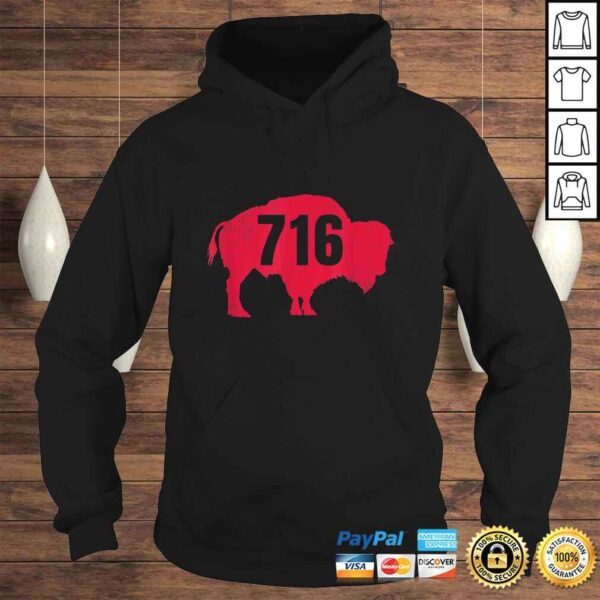 716 Area Code Buffalo New York BFLO WNY Shirt - Image 4