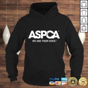 Hoodie ASPCA We Are Their Voice Logo Shirt Heather