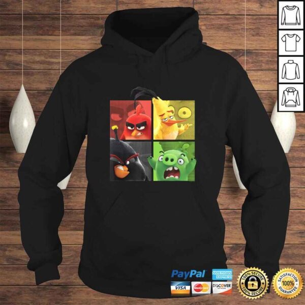 Angry Birds 2 Hero Colorblock Squares TShirt - Image 4