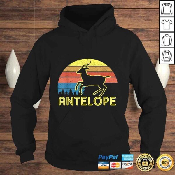 Antelope Shirt Antelope Vintage Retro Sunset Style TShirt Gift - Image 4