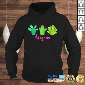 Hoodie Arizona Cactus Plant with Flower Shirt for Women