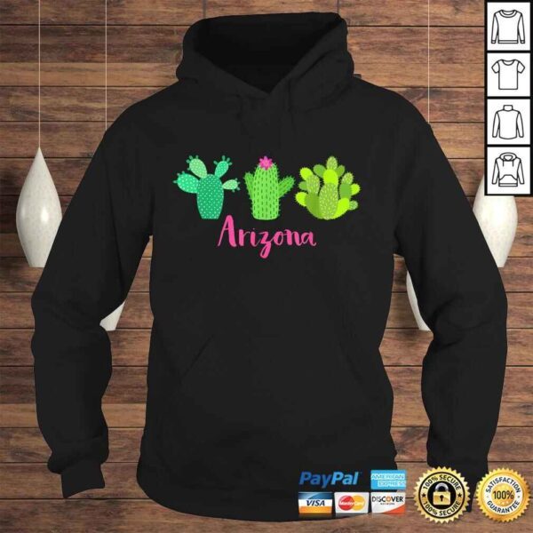 Arizona Cactus Plant with Flower Shirt for Women - Image 4