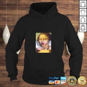 Hoodie ArtCollage Mona Lisa Lollipop Gioconda Adults TShirt