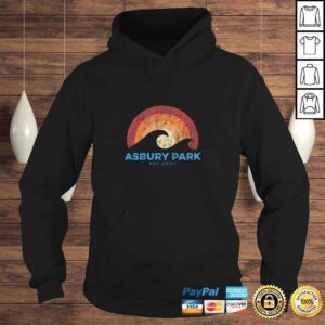 Hoodie Asbury Park New Jersey NJ Retro Surf Beach Vibe Tee