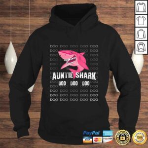 Hoodie Auntie Shark Shirt Doo Doo Matching Family Shark TShirt