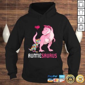 Hoodie Auntiesaurus Autism Awareness Shirt Auntie Saurus Family G