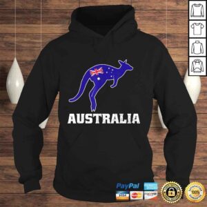 Hoodie Australian Kangaroo Shirt Australia Flag Souvenir Gift Idea