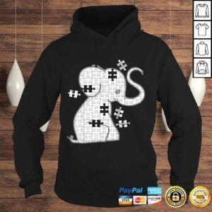 Hoodie Autism Awareness Puzzle ElephanShirt Perfect 2018 Gift