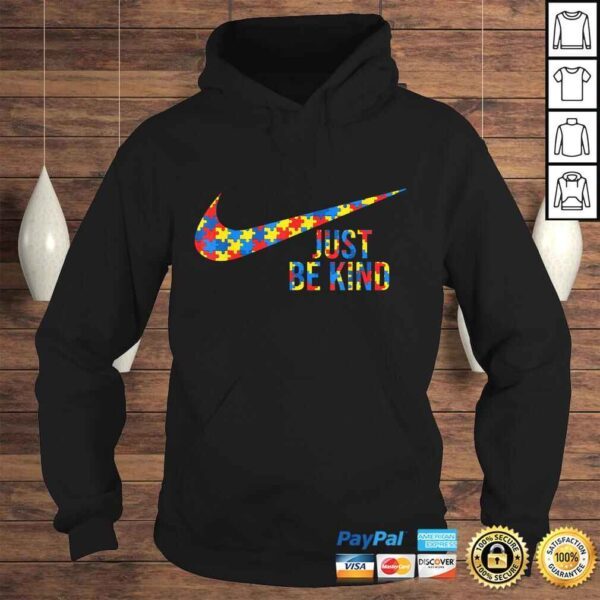 Autism Awareness Shirt Just Be Kind TShirt Gift - Image 4