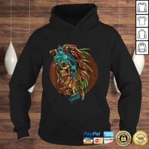 Hoodie Aztec Skull Cool Deaths Head Skeleton Inca Maya Gift Idea Gift Top