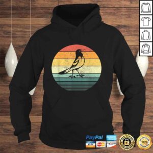 Hoodie Baltimore oriole Shirt Sunset Retro Vintage 70s Nature Lover TShirt